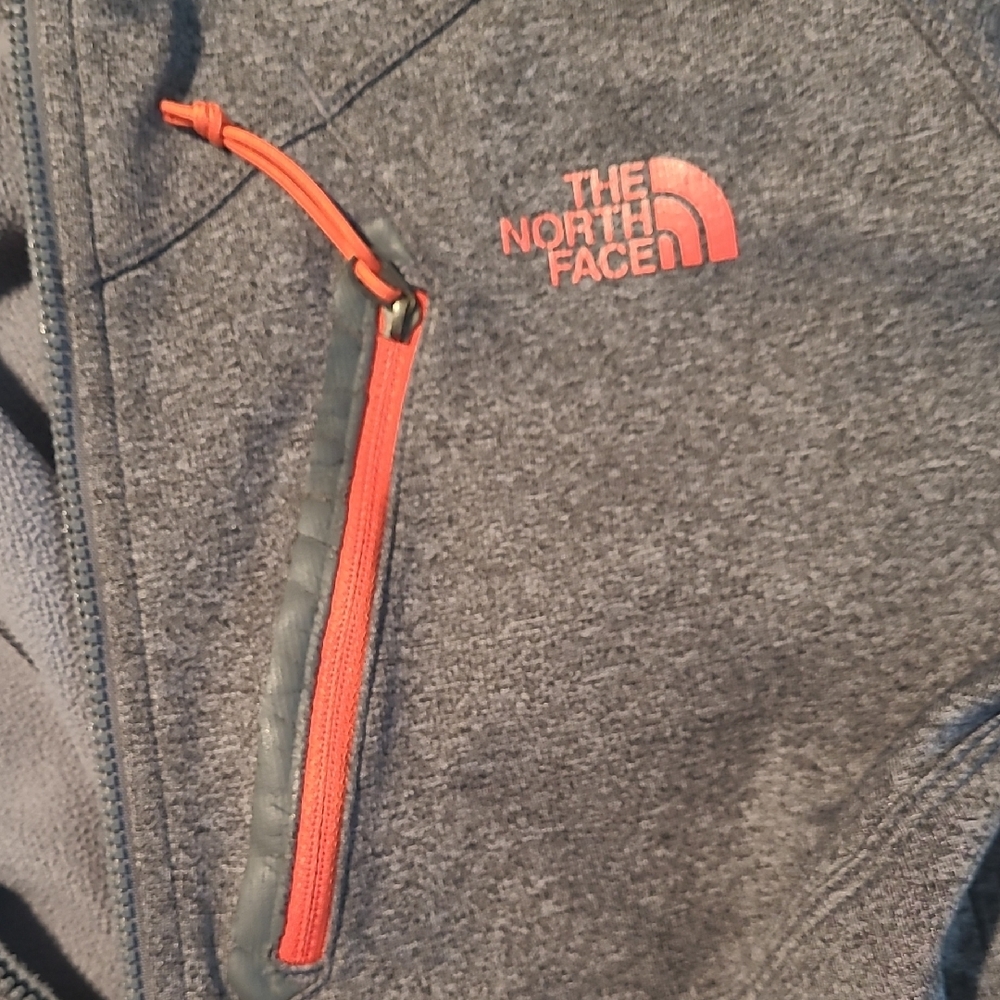 The North Face Charcoal and Coral Full-Zip Jacket With Hood - Picture 4 of 5